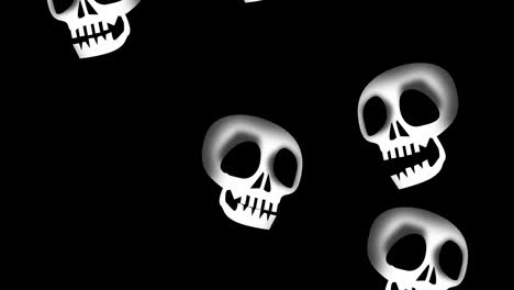 Happy-Halloween-cartoon-skull-flying-loop-animation-Halloween-concept-element-with-alpha-channel